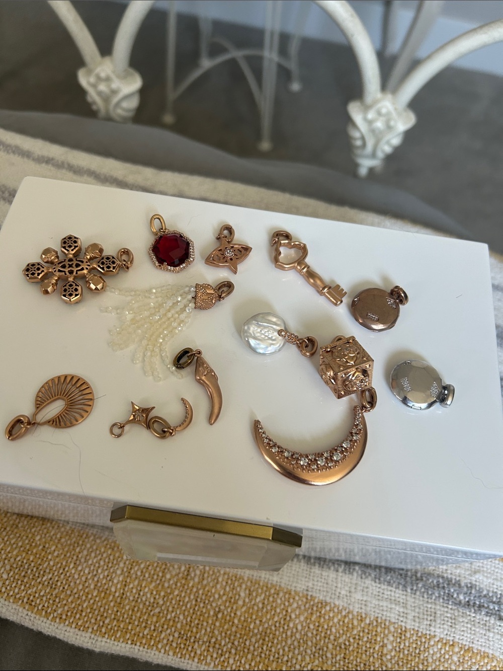 Reserved for Katy. 13 charms from Kendra Scott. Rose Gold. - Picture 4 of 4
